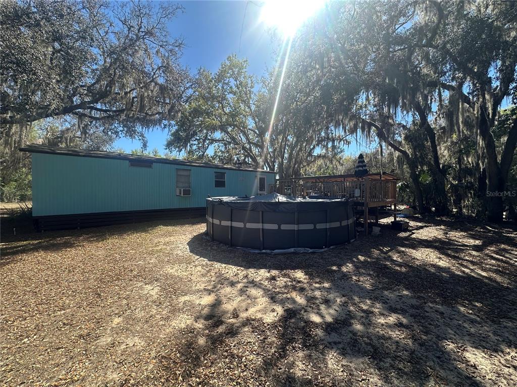 11001 Moon Crest Lane Leesburg, FL 34788 - Photo 6 of 25 a view of a backyard with large trees