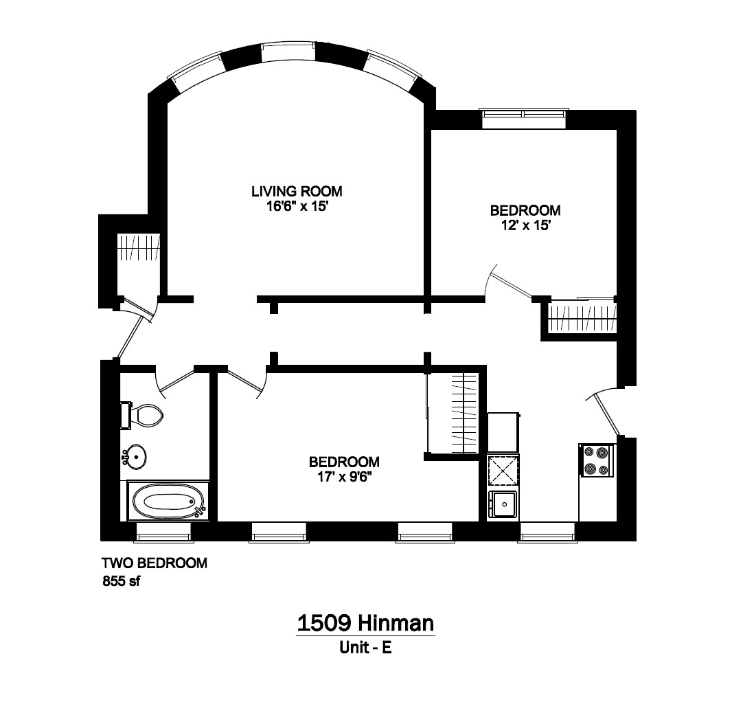 1509 Hinman Avenue, Unit 3E Evanston, IL 60201 - Photo 4 of 6