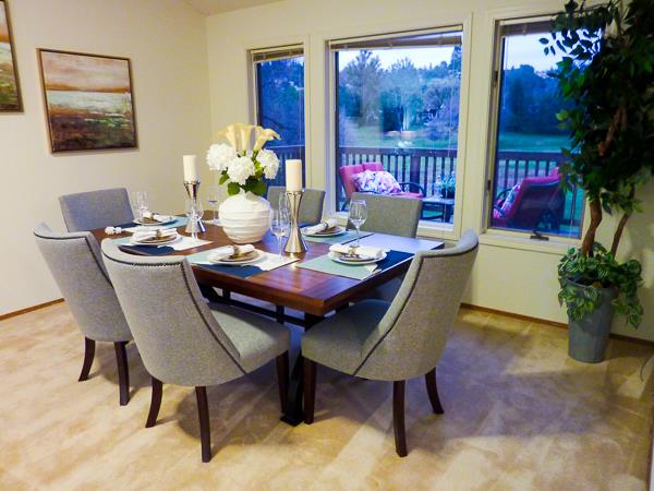 17080 Copper Hill Drive Morgan Hill, CA 95037 - Photo 14 of 38 a view of a dining room with furniture window and wooden floor
