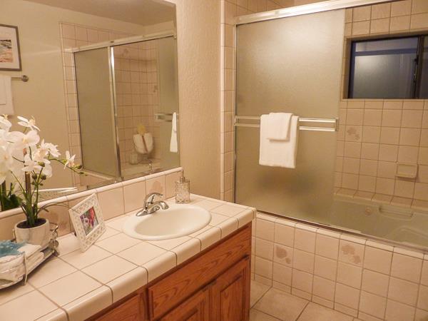 17080 Copper Hill Drive Morgan Hill, CA 95037 - Photo 26 of 38 a bathroom with a sink and a mirror