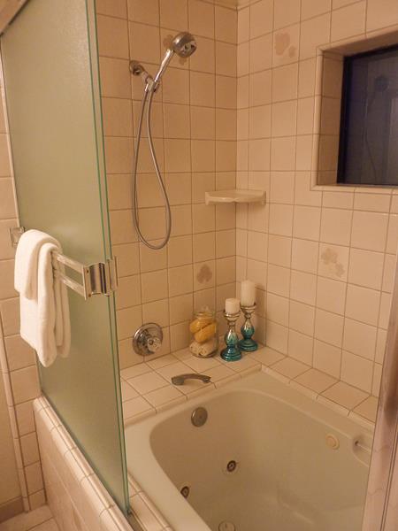 17080 Copper Hill Drive Morgan Hill, CA 95037 - Photo 27 of 38 a bathroom with a sink and shower