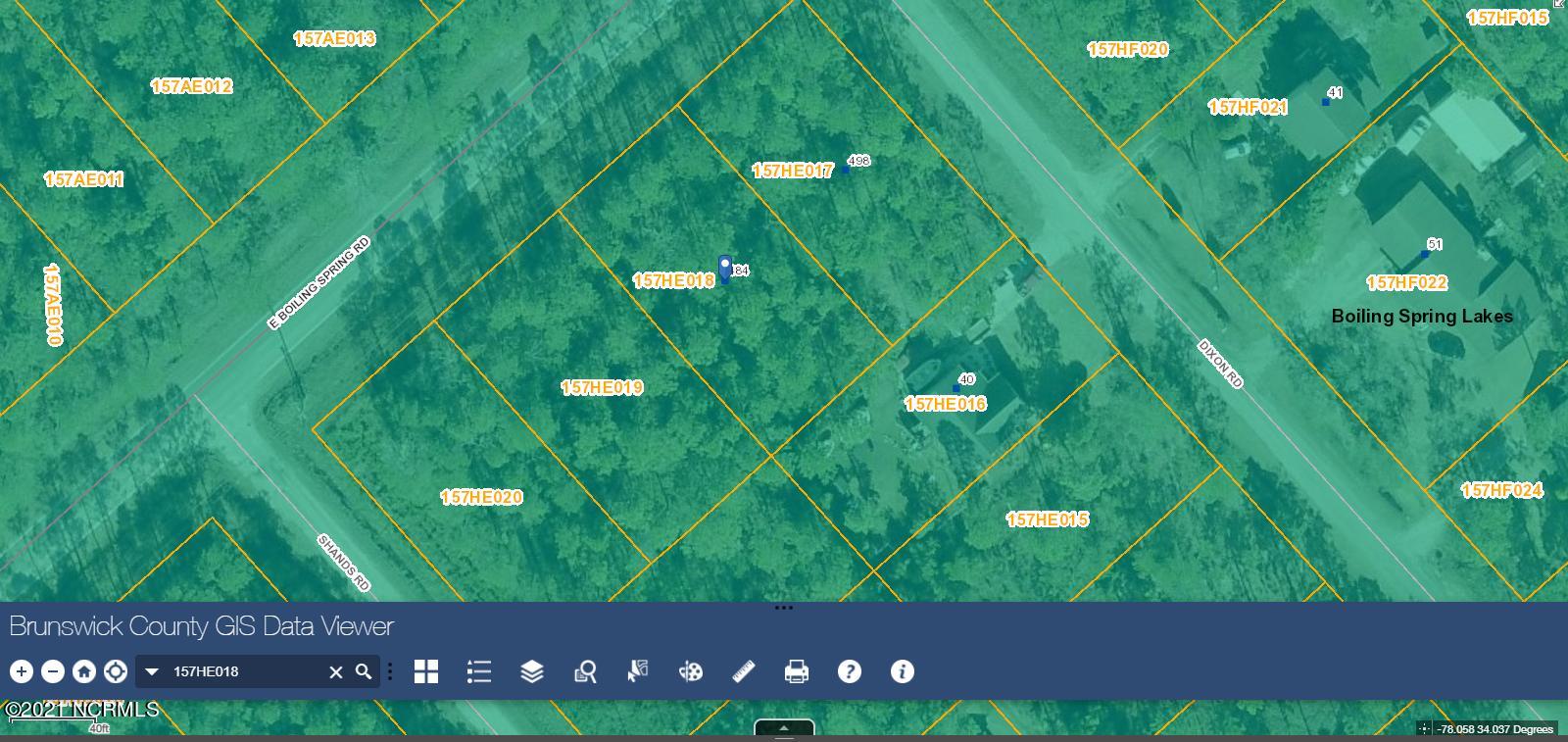 Lot 305 East Boiling Spring Road Southport, NC 28461 - Photo 1 of 1 screencapture-brunsco-maps-arcgis-apps-w