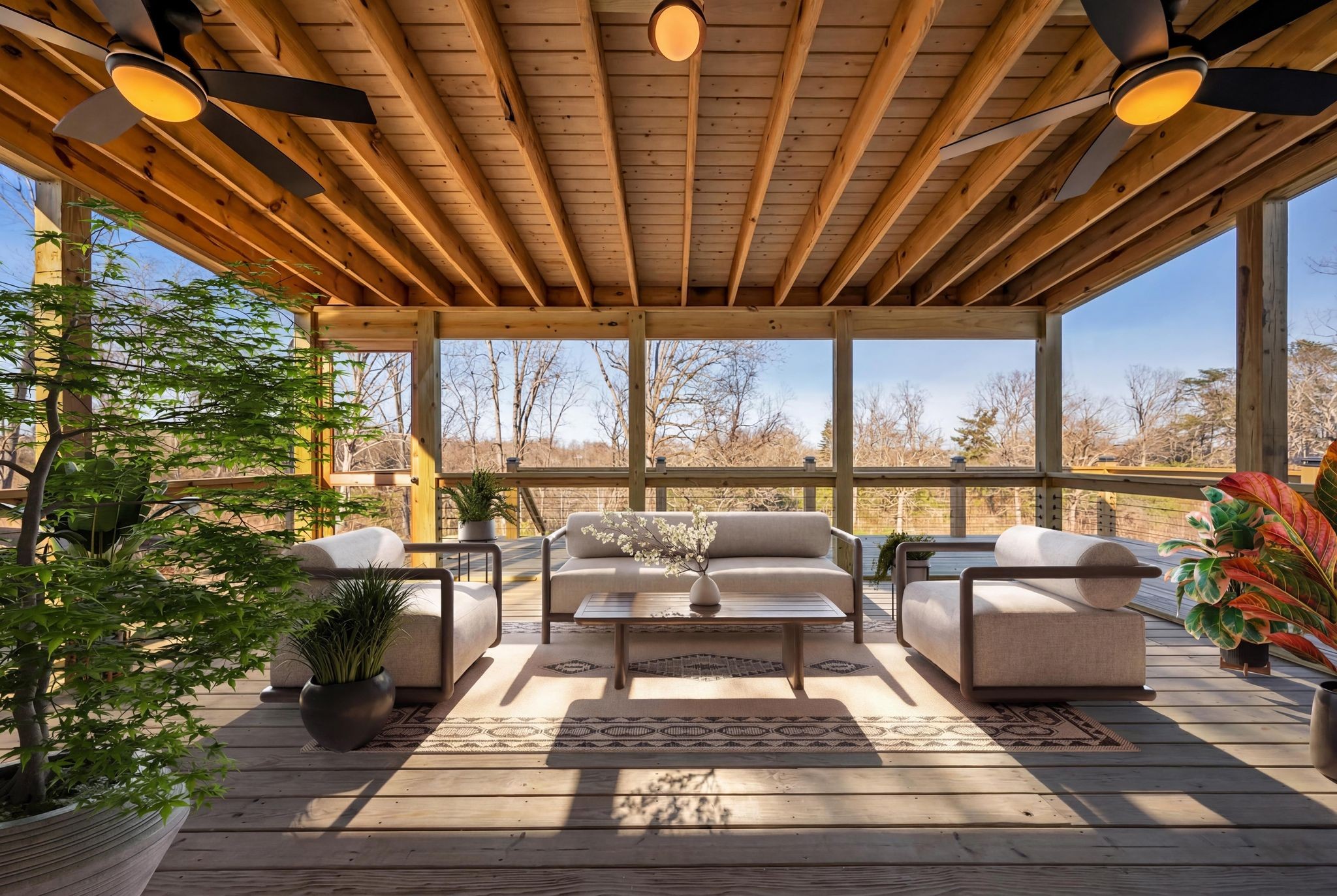 1033 Pine Valley Road Kingston Springs, TN 37082 - Photo 21 of 42 a living room with furniture and a large window