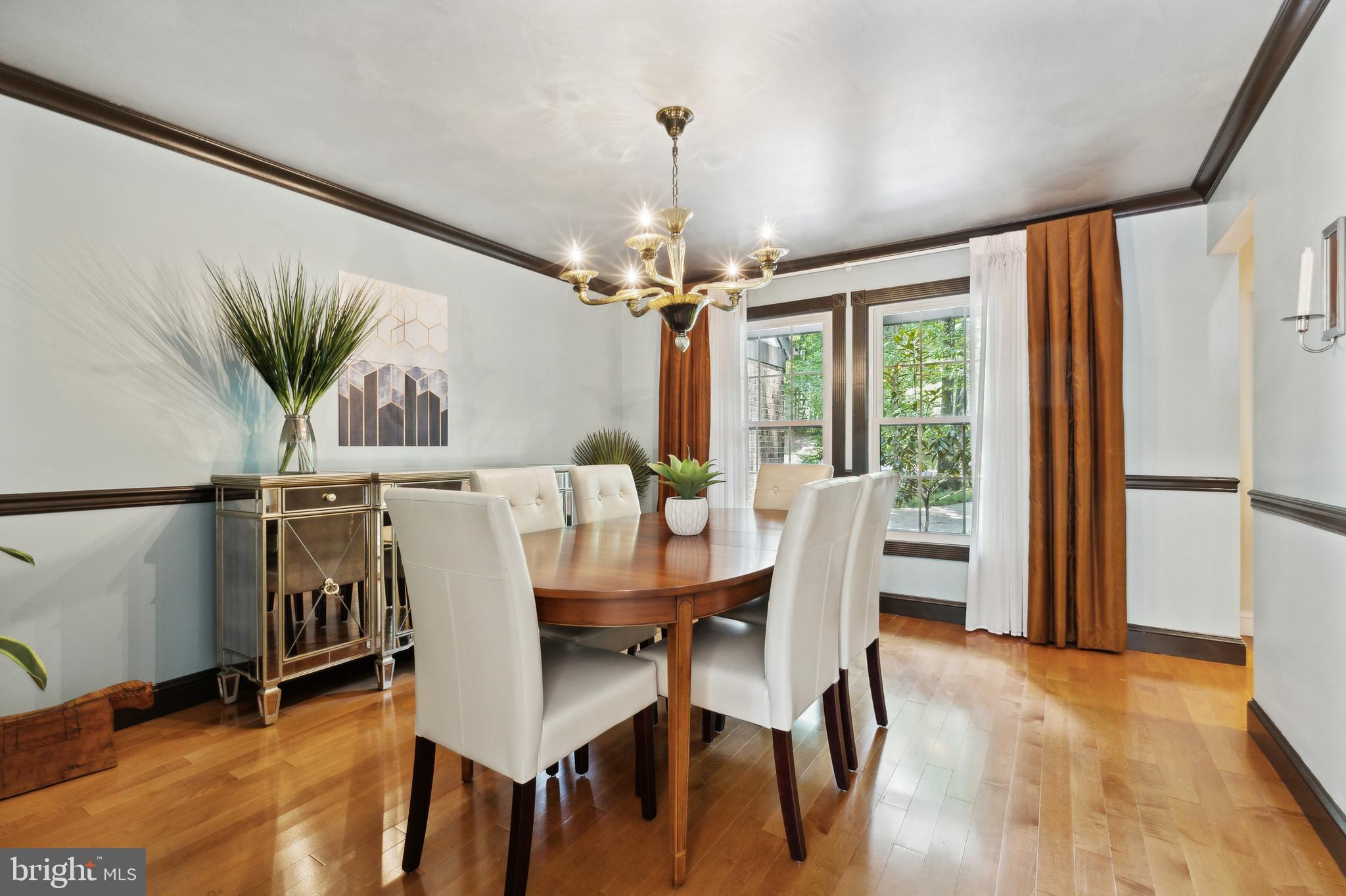 1865 Post Oak Trail Reston, VA 20191 - Photo 12 of 39 Beautiful hardwoods in separate Dining Room