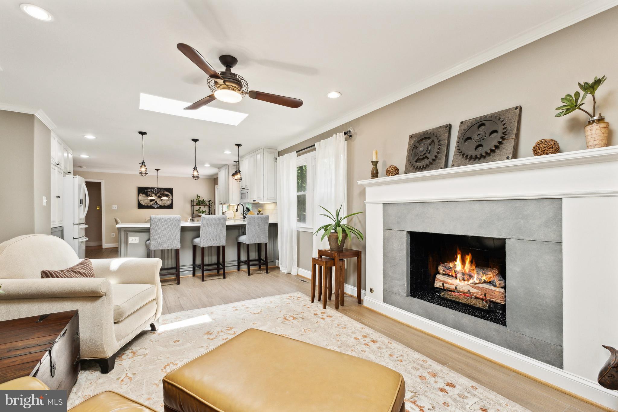 1865 Post Oak Trail Reston, VA 20191 - Photo 15 of 39 Gas fireplace for those cool days