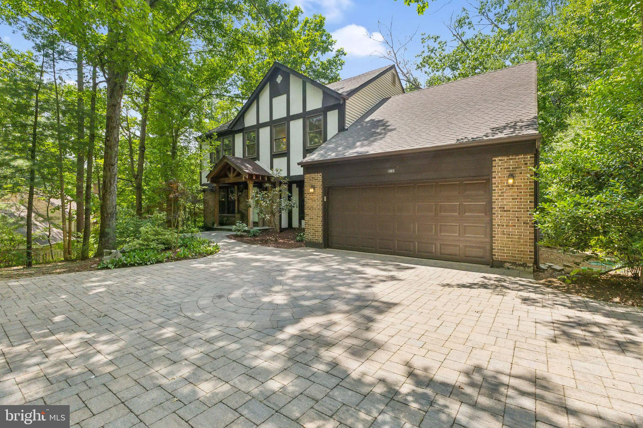 1865 Post Oak Trail Reston, VA 20191 - Photo 2 of 39 Elegant paver driveway
