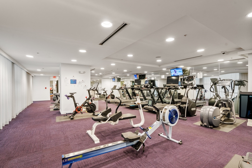 42 8th Street, Unit 5316 Boston, MA 02129 - Photo 9 of 12 a view of a room with gym equipment