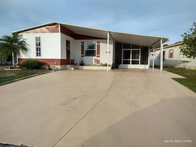 a house view with a outdoor space
