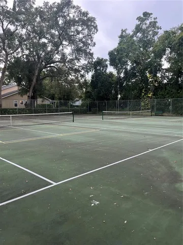 a view of tennis court