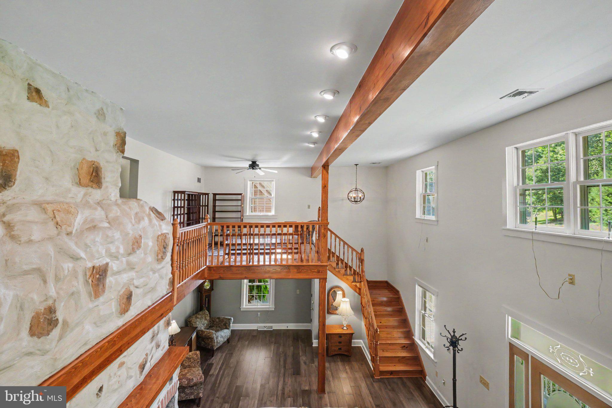 316 Sunnyside Road Newmanstown, PA 17073 - Photo 27 of 81 View from Left Loft area looking over