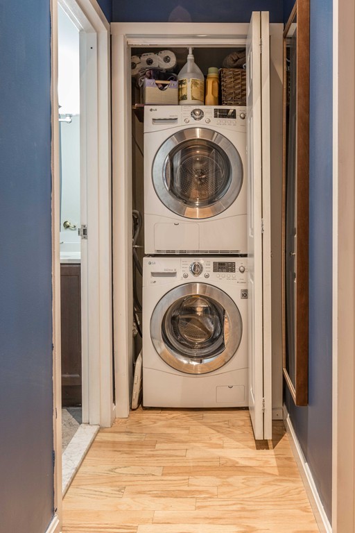 106 13th Street, Unit 204 Boston, MA 02129 - Photo 11 of 21 a view of a washer and dryer in a utility room