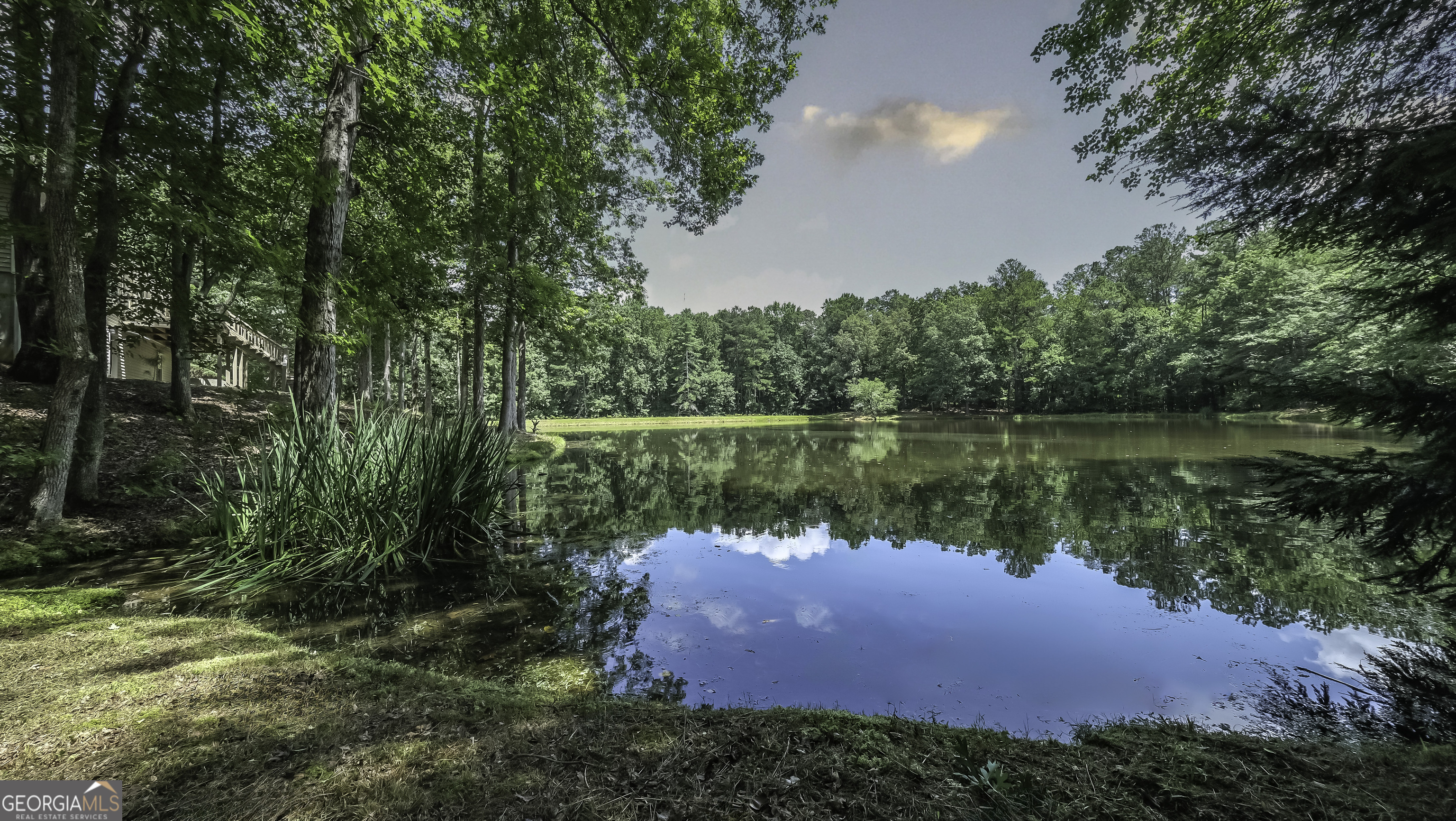 191 Tumlin Creek Road Roopville, GA 30170 - Photo 2 of 49 a view of a lake in middle of forest