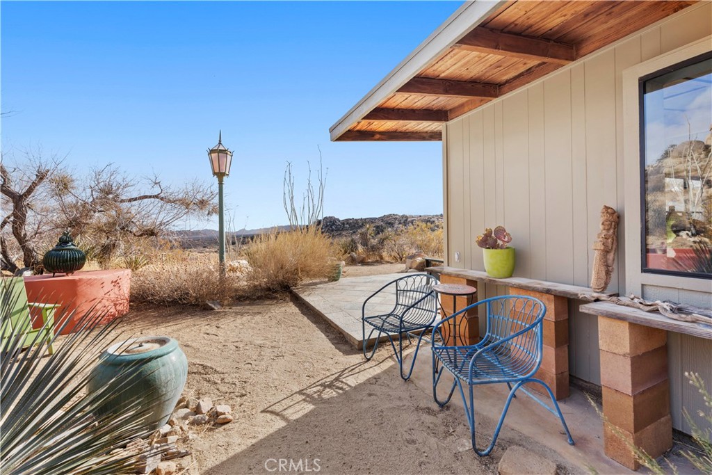 51222 Gamma Gulch Road Landers, CA 92285 - Photo 34 of 73 a view of an outdoor space with seating area