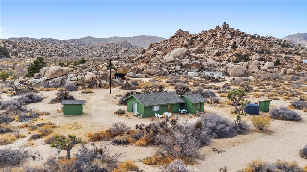 51222 Gamma Gulch Road Landers, CA 92285 - Photo 69 of 73 a view of a house with a yard