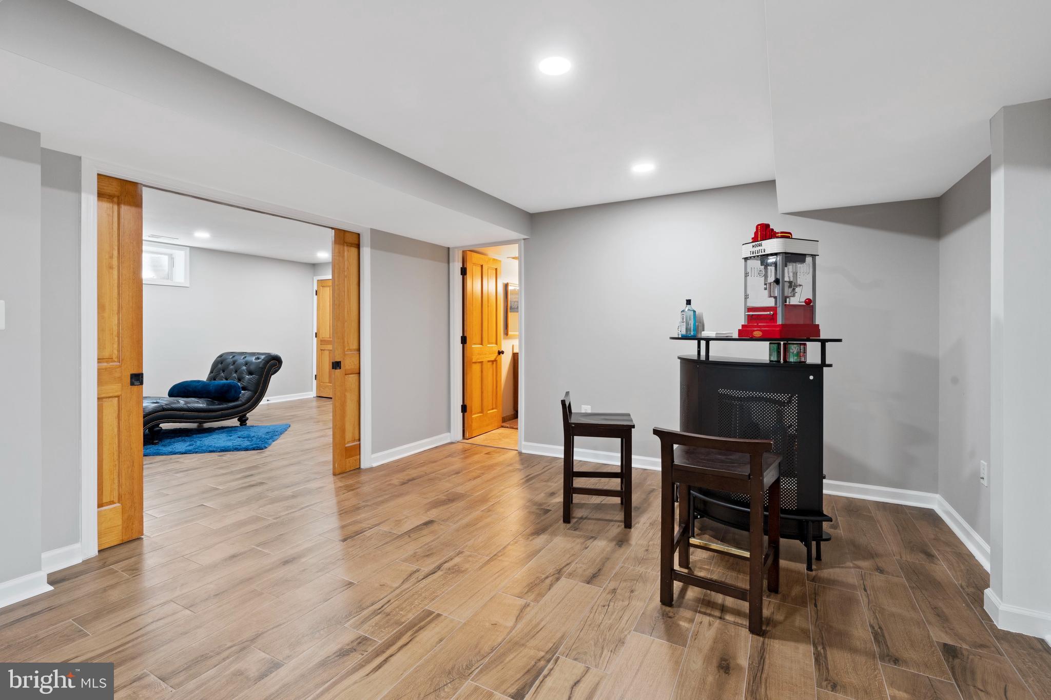18012 Highfield Road Ashton, MD 20861 - Photo 27 of 39 Theater room with double pocket doors