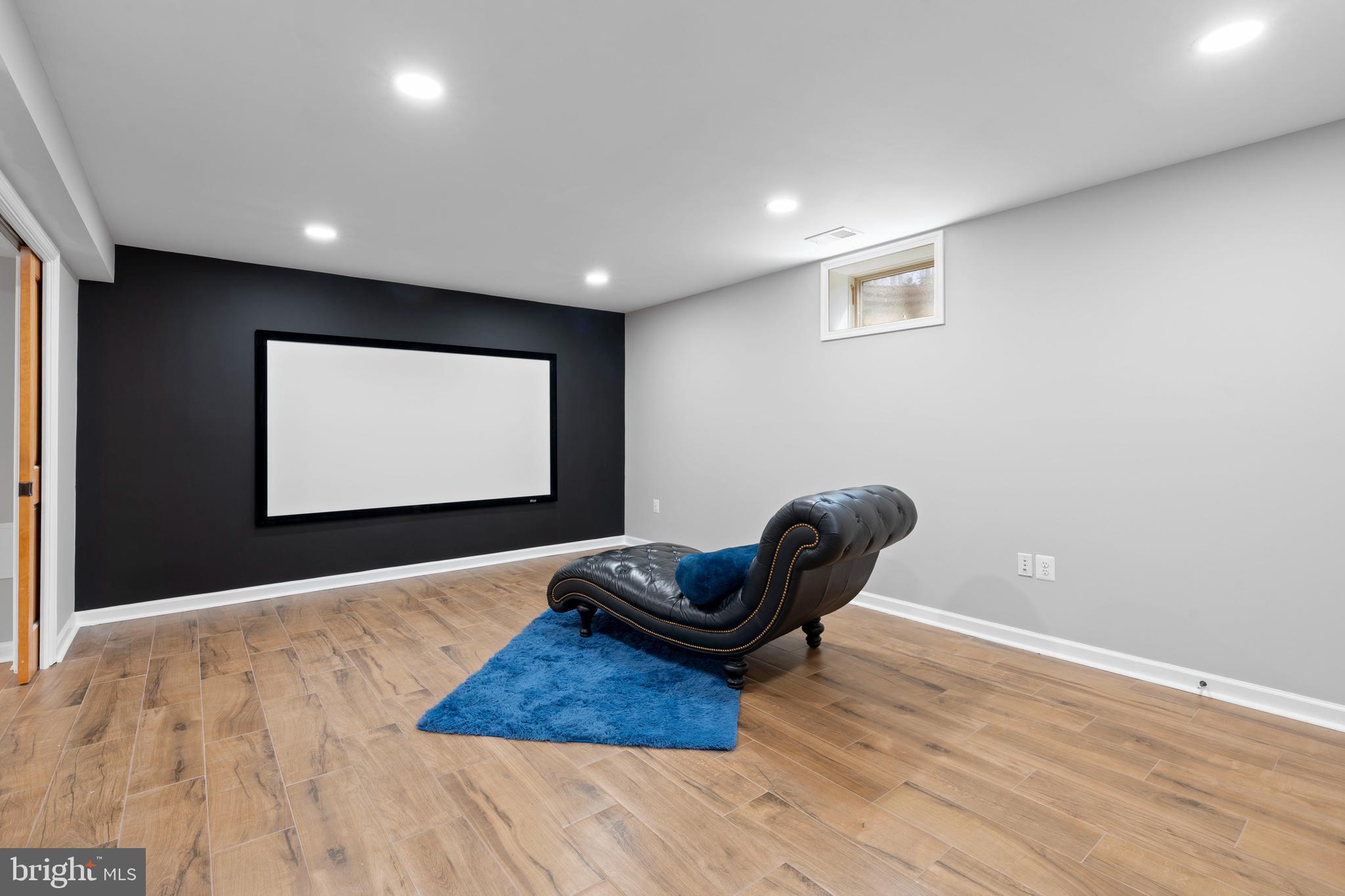 18012 Highfield Road Ashton, MD 20861 - Photo 32 of 39 Theater room w/100" screen