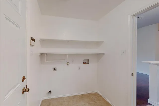 a view of small space with closet