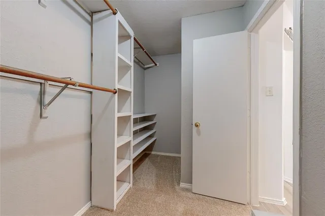 a view of walk in closet