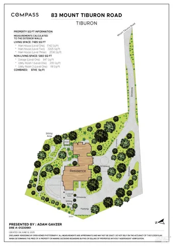 $6,788,000 | 83 Mt Tiburon Road, Tiburon, CA 94920