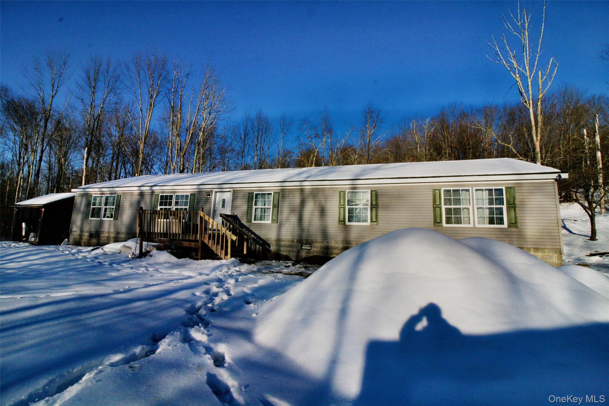 76 Parks Road Livingston Manor, NY 12758 - Photo 1 of 15 Manufactured / mobile home with a deck