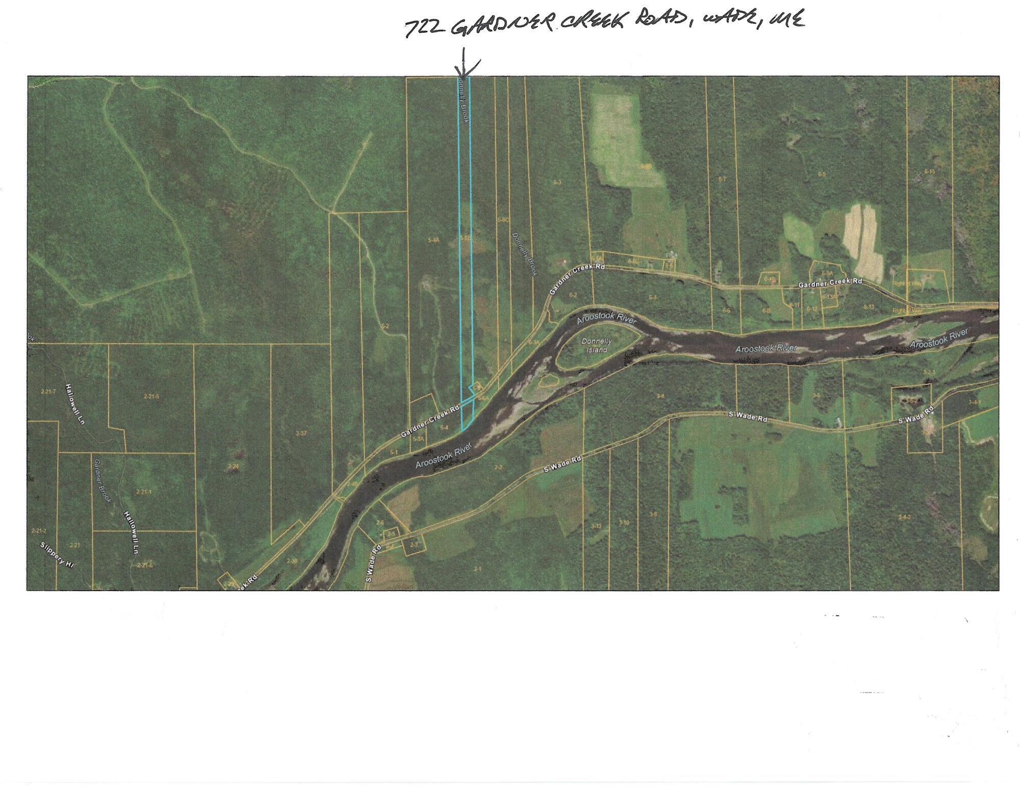 722 Gardner Creek Road Washburn, ME 04786 - Photo 2 of 3 Plot Plan - Lot Large