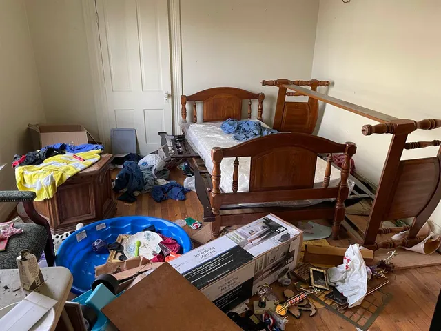 a room with furniture a window and a chandelier