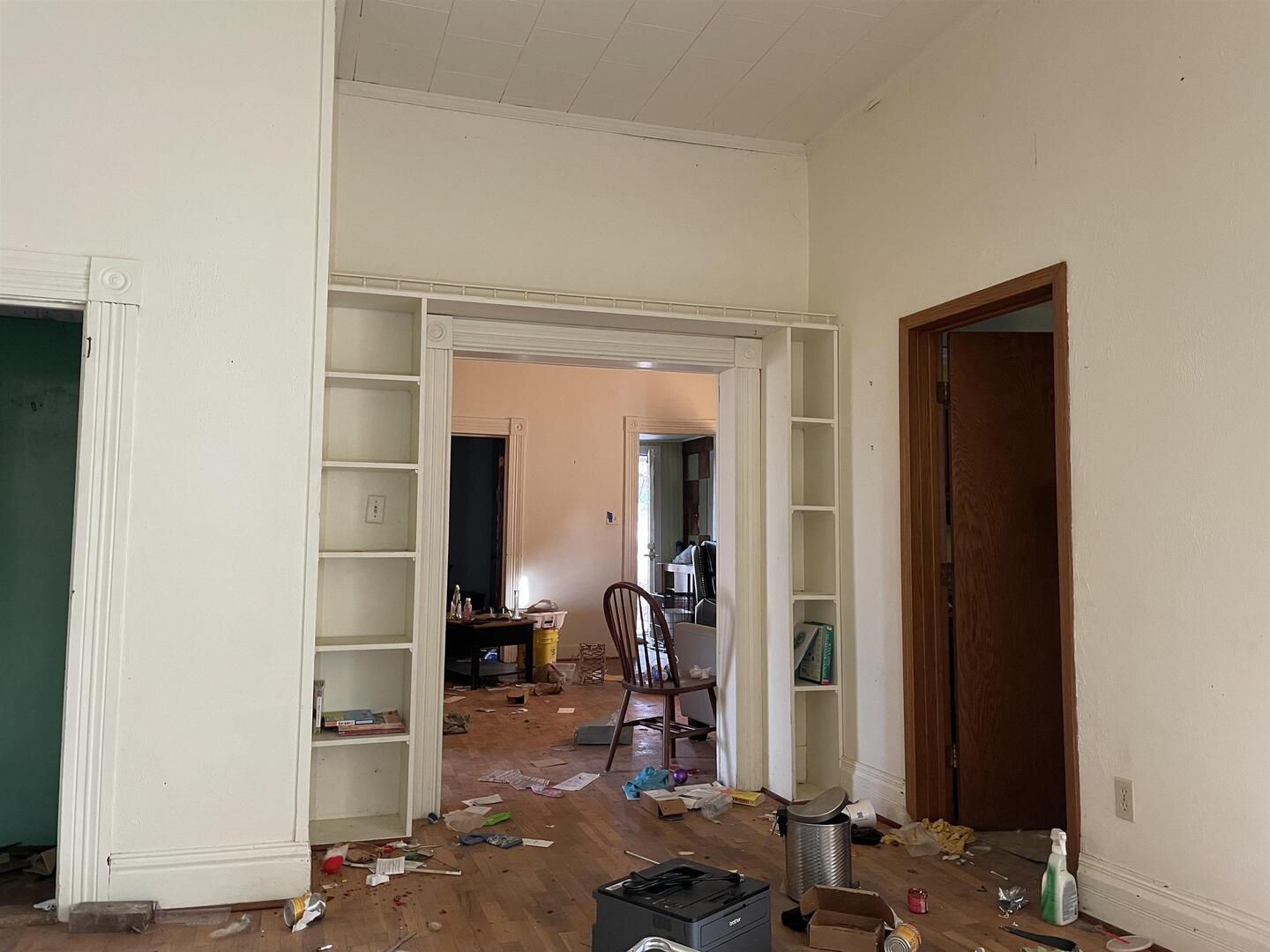 209 South 16th Street Herrin, IL 62948 - Photo 32 of 38 a room with gym equipment and large mirror