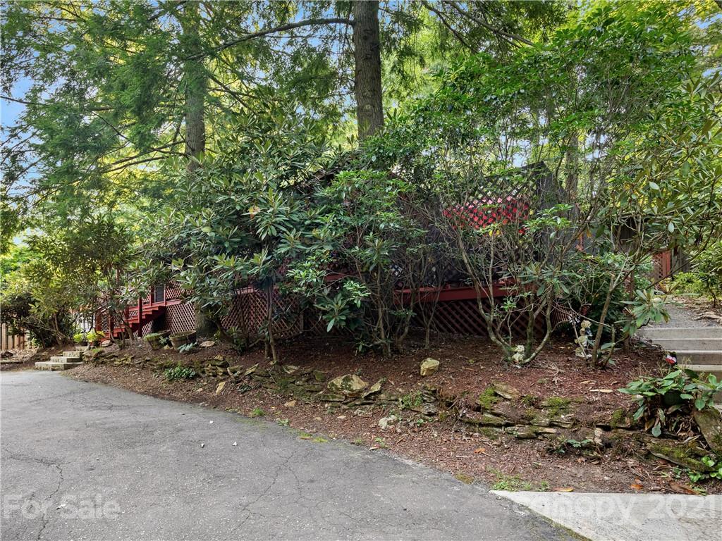 139 Holly Road Black Mountain, NC 28711 - Photo 4 of 21 a backyard of a house with lots of green space
