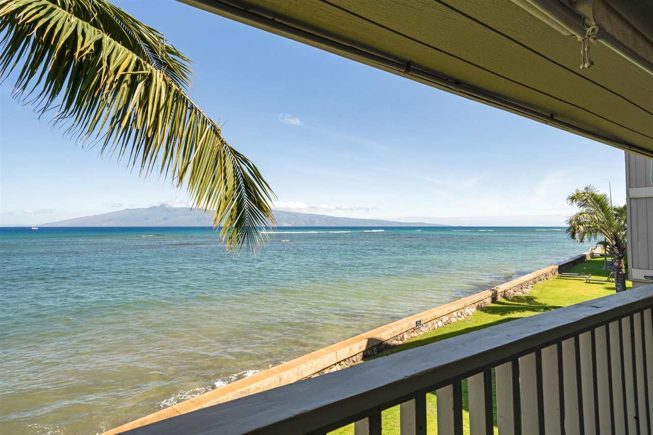 Lower Honoapiilani Road, Unit 210 Lahaina, HI 96761 - Photo 17 of 29 a view of ocean from a balcony