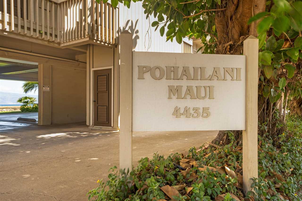 Lower Honoapiilani Road, Unit 210 Lahaina, HI 96761 - Photo 20 of 29 a sign that is on the side of a building