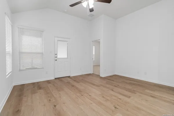 wooden floor in an empty room