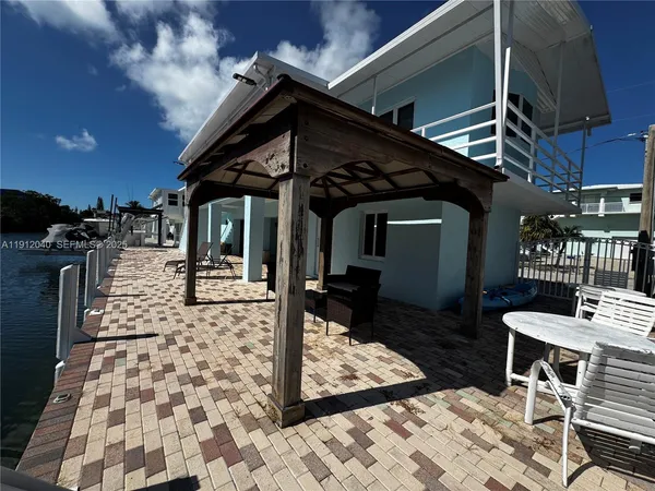 a view of a chairs and a tables in patio