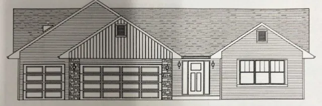 a front view of a house with windows