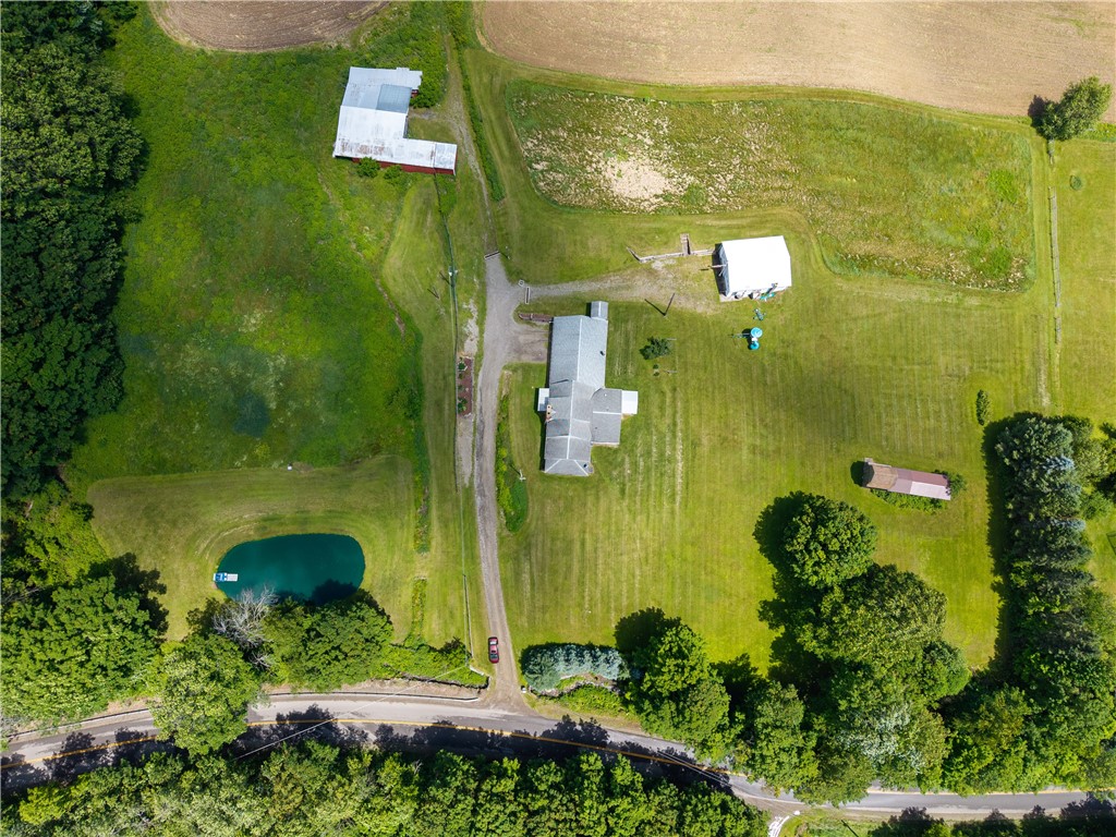 8636 Oak Hill Road Dansville, NY 14807 - Photo 50 of 50 ariel view of the property