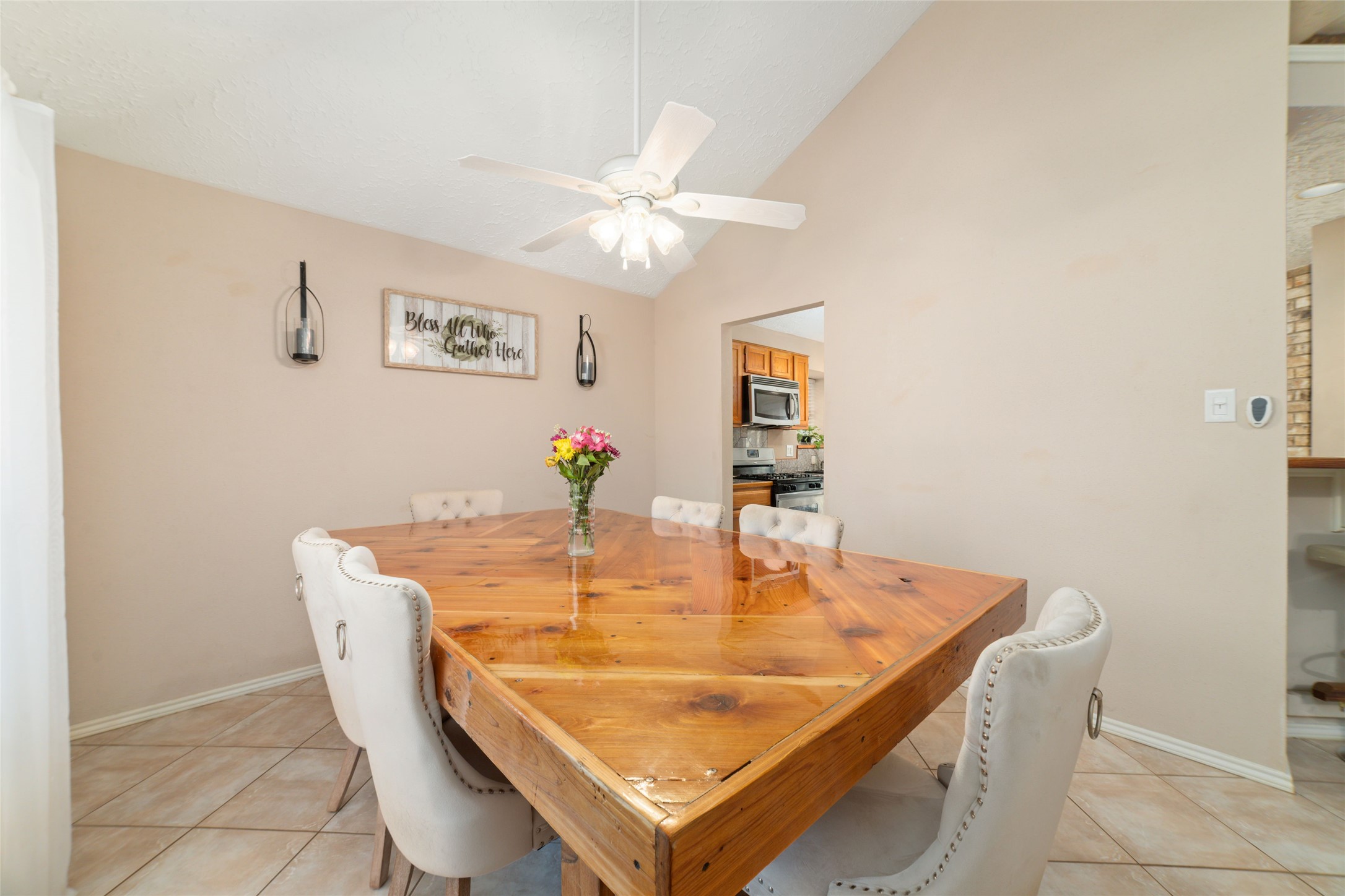 3315 Haydee Road Spring, TX 77388 - Photo 12 of 29 a dining room with furniture and wooden floor