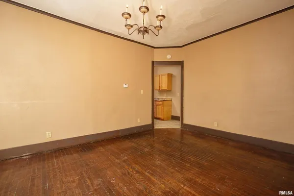 a view of an empty room