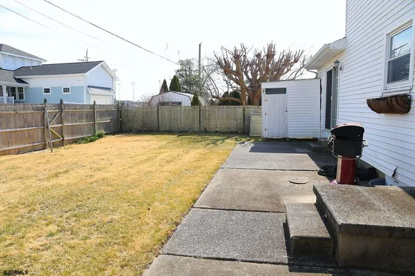 a backyard of a house
