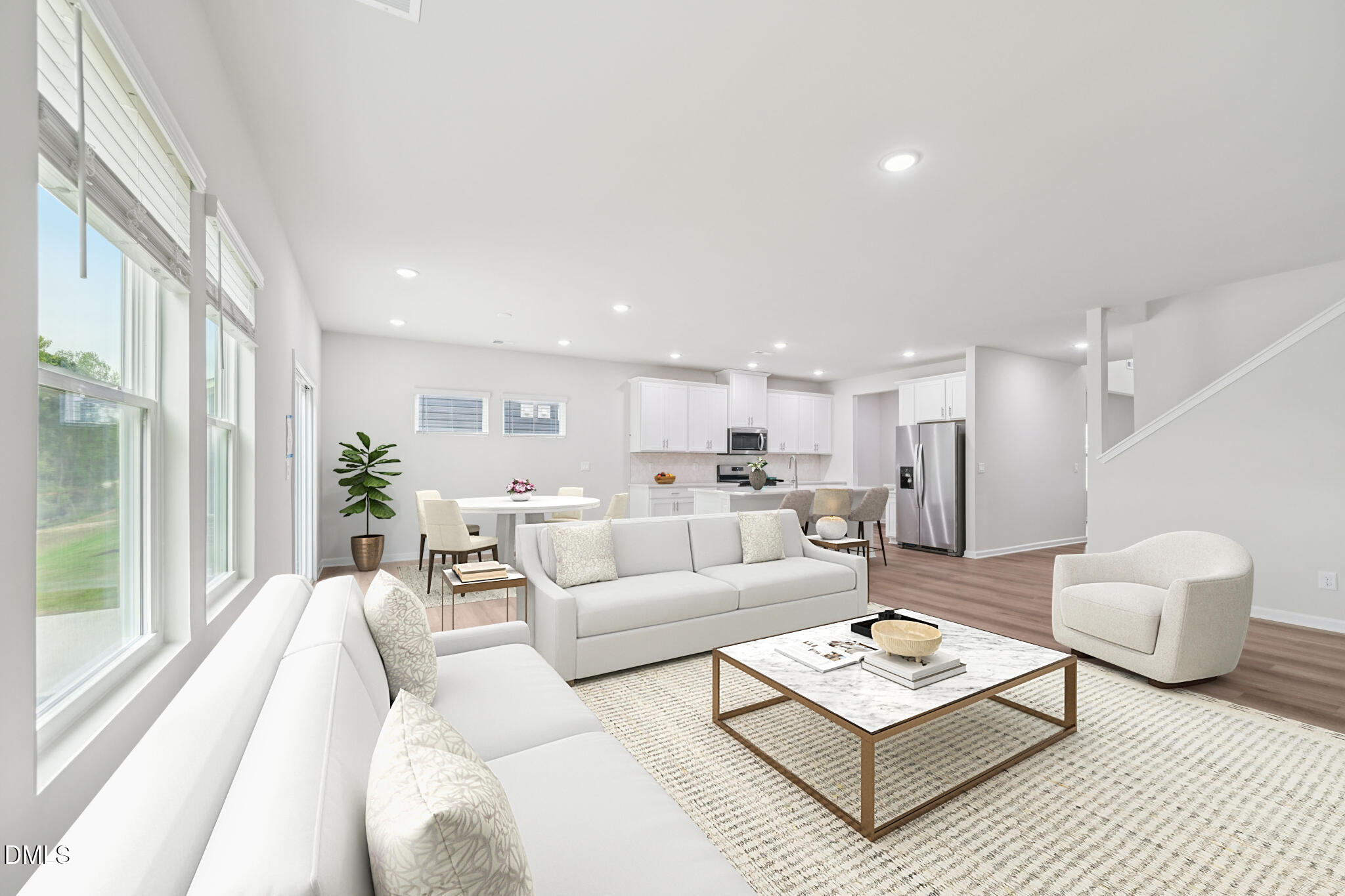 2145 Topsail Road Durham, NC 27703 - Photo 10 of 53 a living room with furniture and a large window