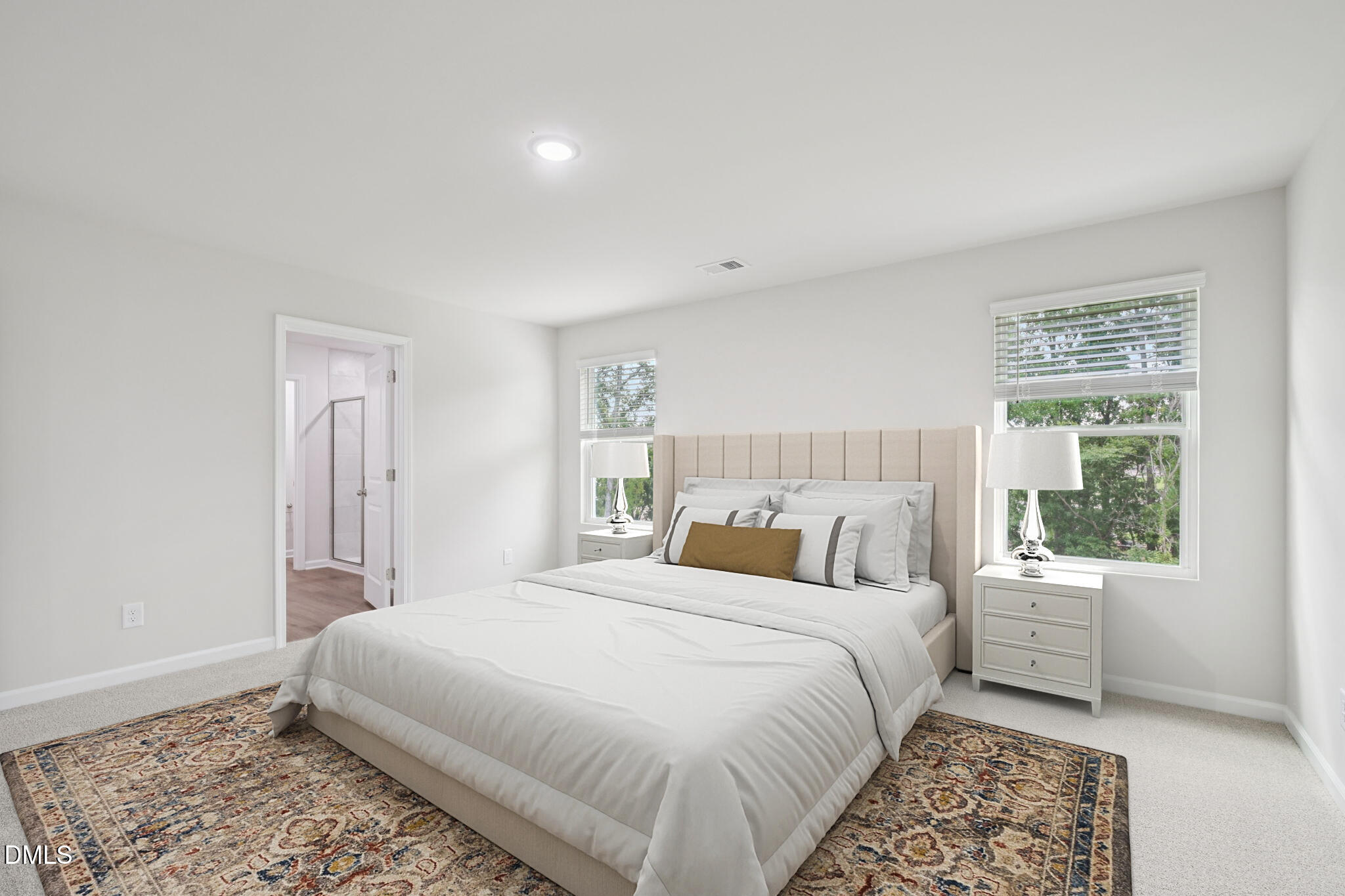 2145 Topsail Road Durham, NC 27703 - Photo 37 of 53 a bedroom with a bed and a window