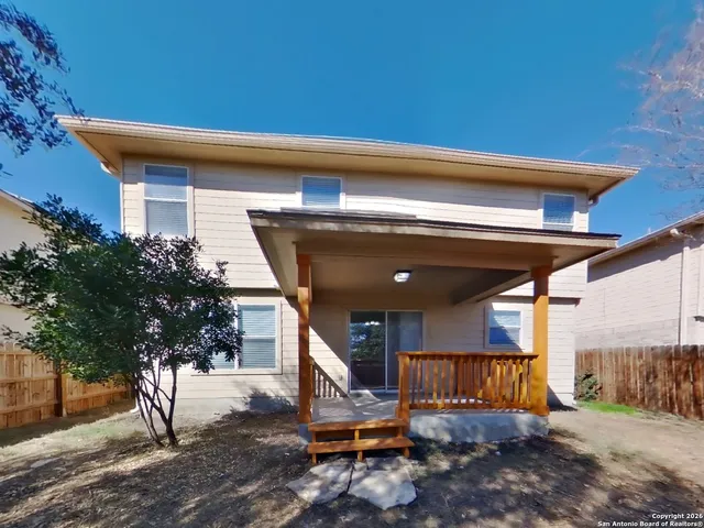 a view of outdoor space and porch