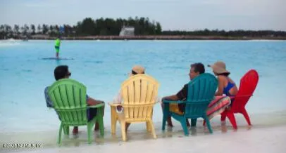 a view of a chairs and table in patio