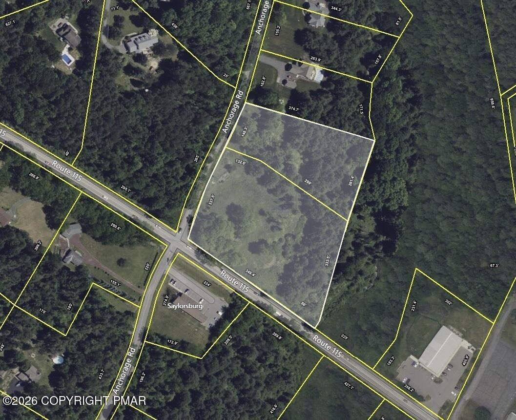 115 Anchorage Road Saylorsburg, PA 18353 - Photo 1 of 3 a bird view of small space