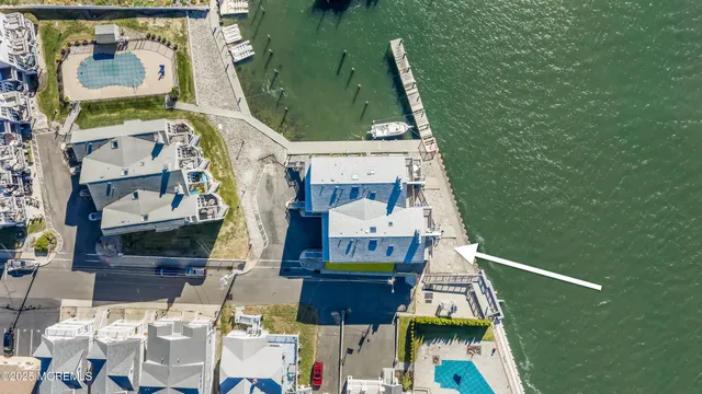 a view of a city with an ocean