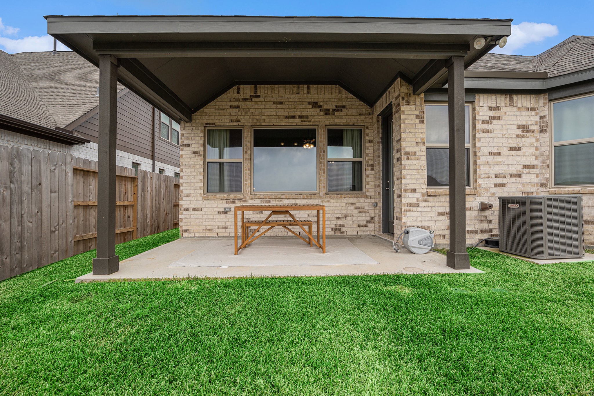 567 Rita Blanca Drive Webster, TX 77598 - Photo 22 of 32 Enjoy the outdoor life from the covered patio