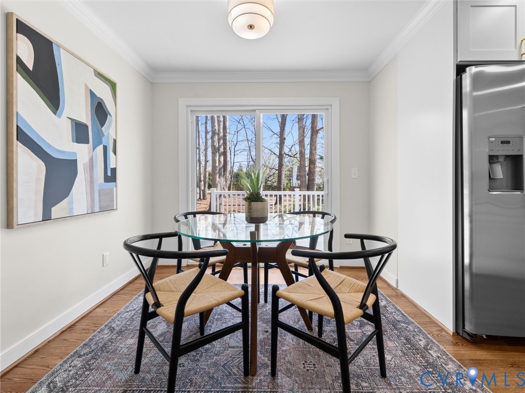 2501 Wildercroft Road Midlothian, VA 23113 - Photo 24 of 79 a view of a dining room with furniture window and outside view