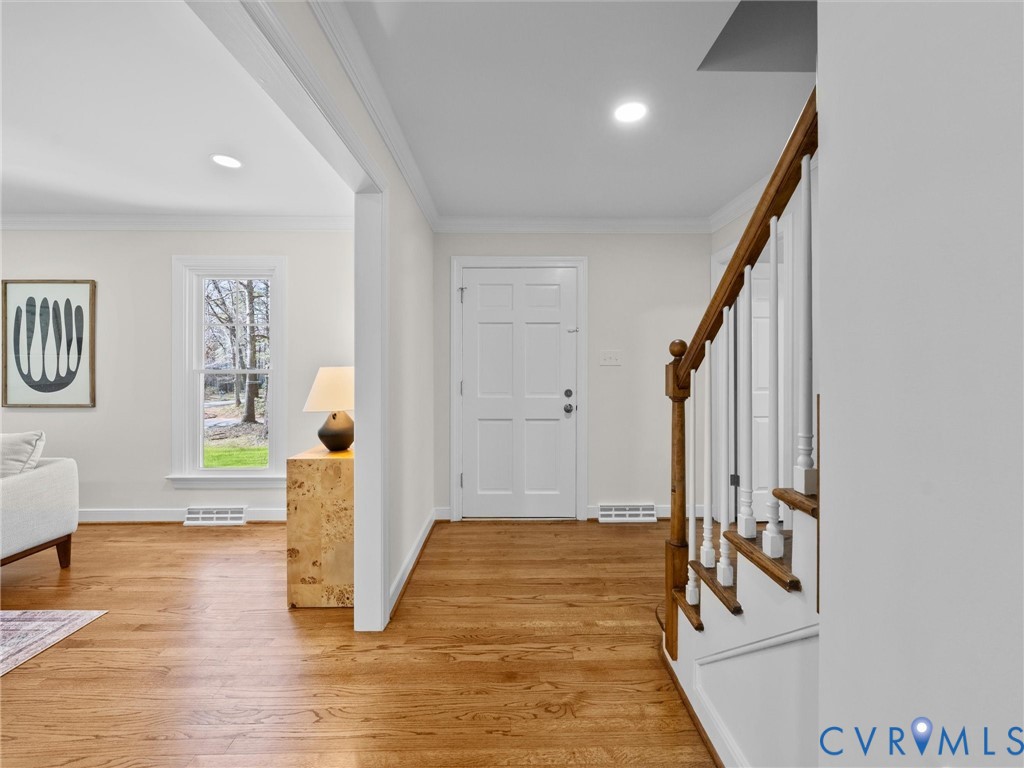 2501 Wildercroft Road Midlothian, VA 23113 - Photo 34 of 79 a view of an entryway with wooden floor