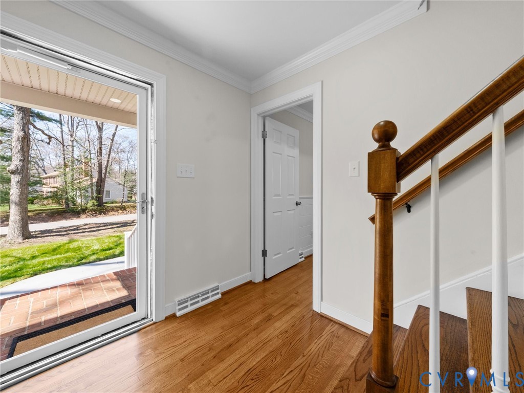 2501 Wildercroft Road Midlothian, VA 23113 - Photo 65 of 79 a view of empty room with wooden floor and fan