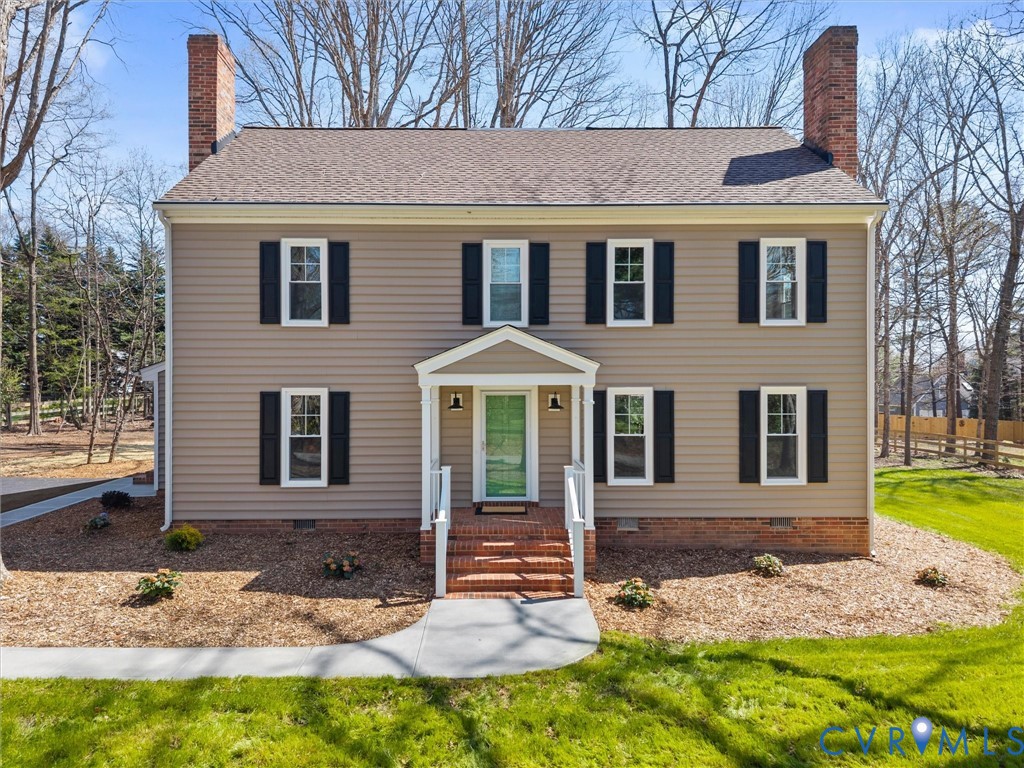 2501 Wildercroft Road Midlothian, VA 23113 - Photo 76 of 79 a front view of a house with garden