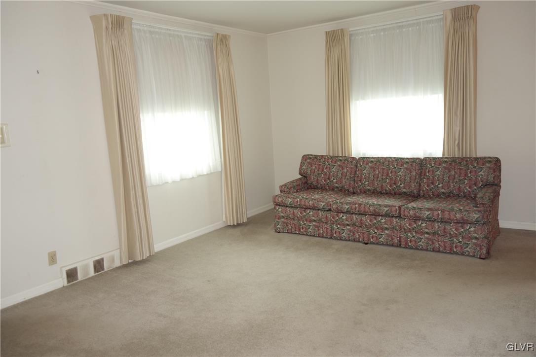 Living Room - window treatments stay