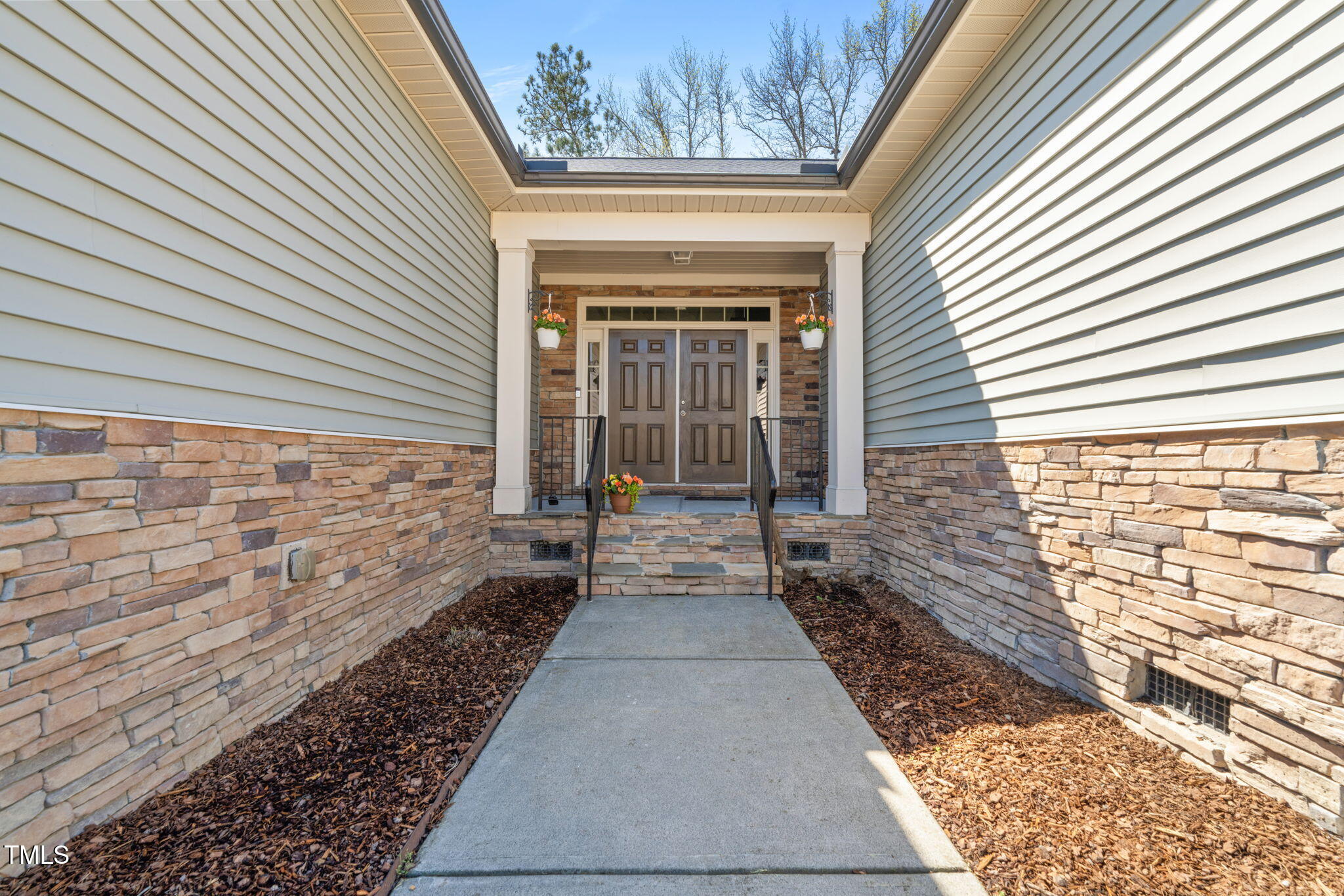 7652 Channery Way Raleigh, NC 27616 - Photo 3 of 48 a view of a pathway with outside space